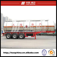 42500L SUS Isolierung Tank Transport für chemische Flüssigkeit Lieferung